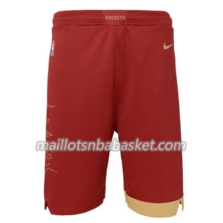Houston Rockets Homme Shorts Rouge 2 2018-19 Nike Swingman